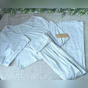 NWT Chrome Riot | 2 Pce Gray Loungewear Set | Size Large